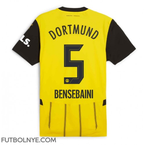 Camiseta Borussia Dortmund Ramy Bensebaini #5 Primera Equipación 2024-25 manga corta